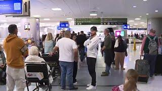 Travelers face major delays at Bush Intercontinental Airport following severe weather