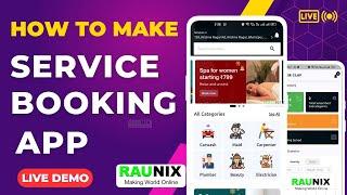 How to make service booking app | how to make services app | how to make on demand service app