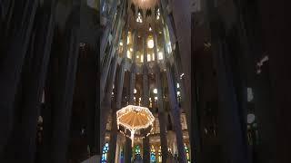 Sagrada familia Barcelona - organ meditation interior #shorts