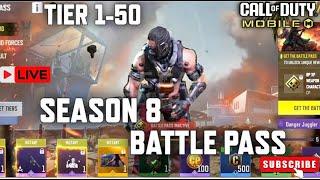 NEW Season 8 Battle Pass Tier 1-50 in COD Mobile!