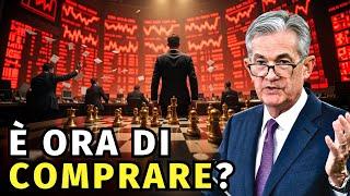 MERCATI in ROSSO e INVESTITORI nel PANICO! È l'ora di COMPRARE?