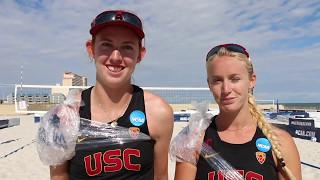 Sara Hughes and Kelly Claes USC Beach Volleyball Ready For Third NCAA Title