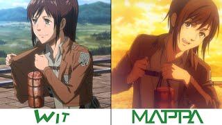 Wit Studio VS MAPPA - Attack on Titan 4 Season