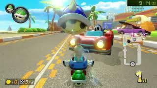 Mario Kart 8 Deluxe 16 Tracks Wave 1+2 (DLC) 150cc Speed Run in 38:50 (Normal Items, Hard CPU)