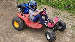 Go Kart From Lawn Tractor