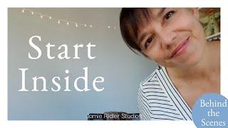 Start Inside: Behind the Scenes (BTS) at jamie Ridler Studios