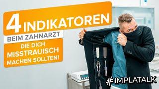 4 Indikatoren, die dich beim Zahnarzt mißtrauisch machen sollten!