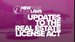 New Year, New Laws - Updates to the Illinois Real Estate License Act: What You Need to Know