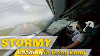 STORMY Landing into Hong Kong | One Full Day of Cargo FLYING | Pilotalkshow