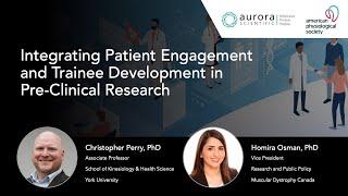 Integrating Patient Engagement and Trainee Development in Pre-Clinical Research