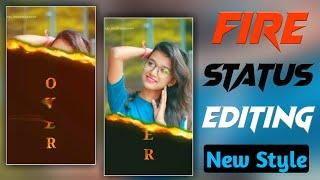 Fire Editing Kinemaster - New Best Status Editing - How To Create WhatsApp Status Full Screen Video