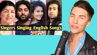 VOCAL COACH Reacts to FAMOUS Indian Singers Singing English Songs