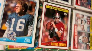 Looking through 1980’s football cards - John Elway, Joe Montana, Jerry Rice, Reggie White, Dan Fouts