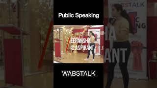 Public Speaking at Wabstalk New Delhi #publicspeaking #newvideo #wabstalk #delhi #india #shorts