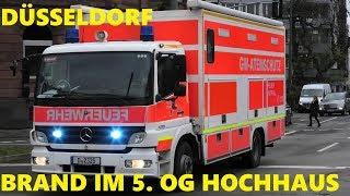 [BRANDALARM IM 5. OG GESCHÄFTSHAUS] GW SPRUNG + GW A BF WACHE 10 & MEHR #MontisEinsatzfahrten