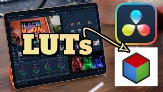 How to Import LUTs in DaVinci Resolve for iPad in 60 Seconds ️