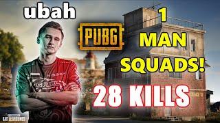 NaVi ubah - 28 KILLS (3.8K DAMAGE) - 1 MAN SQUADS! - PUBG