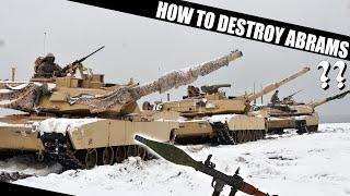 How to destroy Abrams tank.