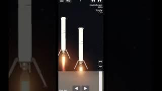 Dual Booster Landing in SFS//@sfsorbital |booster Landing in SFS