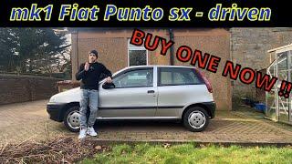 FIAT PUNTO 55 sx mk1 Review - retro Italian supermini driven