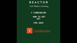Get accepted into YC - tech startup