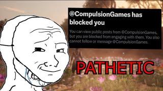 compulsion games are angry with me  compulsion games cannot handle criticism