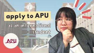  (EVERYTHING EXPLAINED) How to apply to APU as an International Student | Annie Hoang