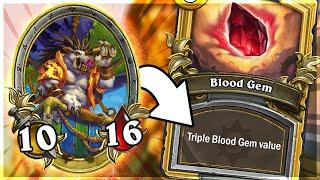 This NEW Quilboar TRIPLED My Blood Gems! | Hearthstone Battlegrounds