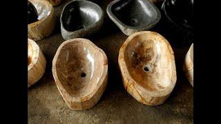 Fossilized Wood Sink