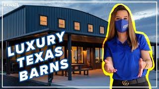 Luxury Texas barns?! They exist. And they're called Barndominiums.