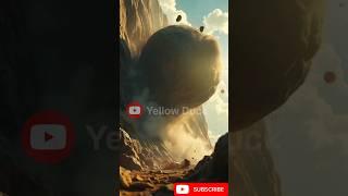 🪨 Duck Protects Baby from Falling Boulder 