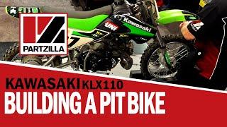 Kawasaki KLX 110 Pit Bike Mod | How to Build a Pit Bike | Building a KLX 110 Pit Bike | Partzilla