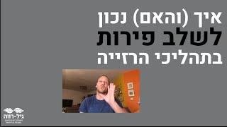 איך (והאם) נכון לשלב פירות בתהליכי הרזייה?