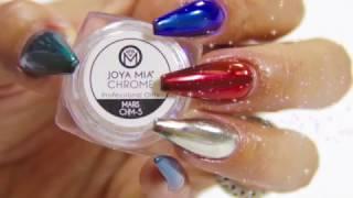 Joya Mia Chrome Powder Nails Step by Step