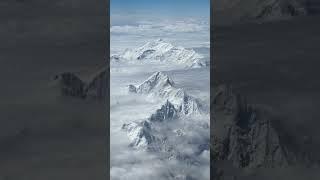 Mount Nanga Bawa from an airplane's perspective #mountains #travel #energy #kailash