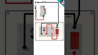 16 Amp Switch With Indicator Connection #shorts #youtubeshorts #shortsfeed