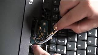 How to replace the power button board in a Toughbook CF-53