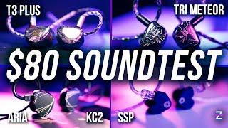 TinHifi T3 Plus Soundtest vs TRI Meteor, Aria, KC2, SSP - POPULAR BATTLE!