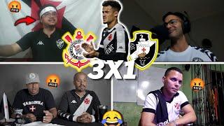 REAÇÕES DOS VASCAINOS REVOLTADOS- CORINTHIANS 3X1 VASCO- BRASILEIRÃO 2024- VAMOS RIR KKKKKK