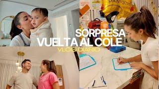 SORPRESA por la VUELTA AL COLE + me EMOCIONO con BRUNITO  | VLOG