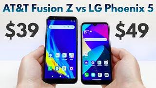 AT&T Fusion Z vs LG Phoenix 5 - Who Will Win? (AT&T Prepaid)