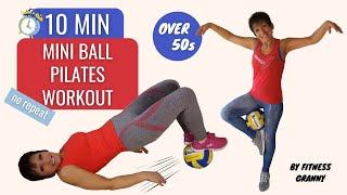 10 MIN PILATES BALL INTERMEDIATE WORKOUT   Total body pilates flow (no repeat)