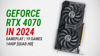 GeForce RTX 4070 in 2024 + Ryzen 7 9700X: Test in 19 games at 1440p