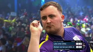 LUKE LITTLER'S FIRST TV TITLE! Littler v Van Gerwen | 2024 Bahrain Darts Masters FULL FINAL