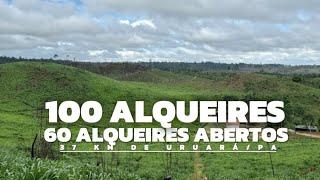 FAZENDA NO OESTE DO PARÁ DE 100 ALQUEIRES COM 60 ALQUEIRES ABERTOS! 37 KM DA CIDADE DE URUARÁ/PA