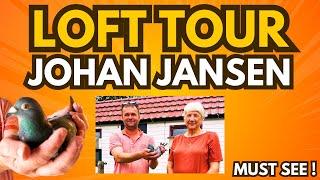 PIGEONS Fancier Johan Jansen FABULOUS HOW TO Loft Tour!