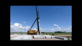 Deep Foundation for Wind Turbine Pile Driver Hammering Machine