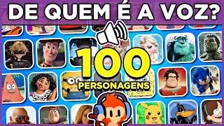 ADIVINHE  PERSONAGEM PELA VOZ  | Maratona especial de férias #quiz #macaquiz