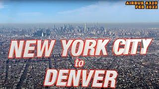 New York City to Denver - Airbus A320 - United Airlines - Full Flight Trip Report LGA DEN NYC