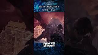 THE HAMMER : 3 QUICK TIPS : MONSTER HUNTER WORLD ICEBORNE #shorts #fyp